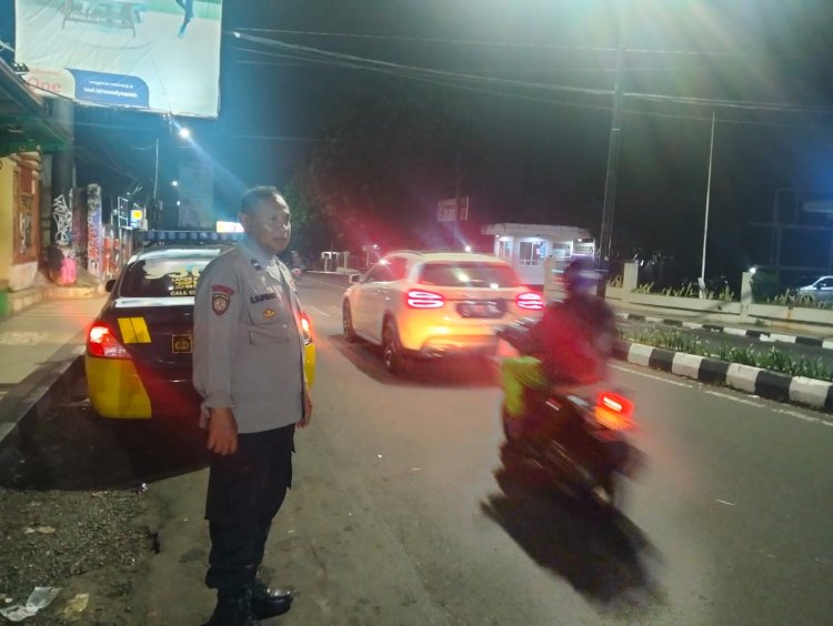 Cegah Kejahatan, Polsek Cikole Tingkatkan Patroli Dialogis