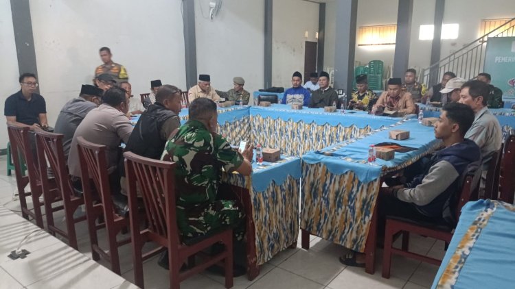 Polsek Cisaat Gelar Ngariung Sareng Kapolsek, Tampung Keluhan Warga