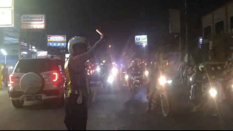 Sambut Tahun Baru Islam 1 Muharram 1447 H, Polsek Sukaraja Gelar Pengamanan Pawai Obor