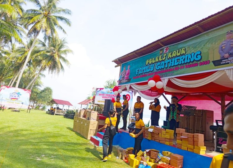 Polres Kaur Gelar Bakti Bhayangkara dan Family Gathering dalam Rangka Hari Bhayangkara ke-79*