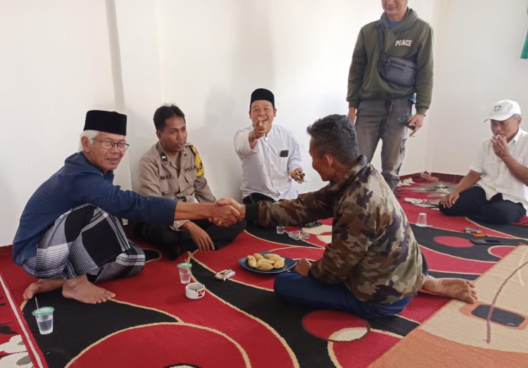 Berikan Pelayanan Terbaik Kepada Warga, Bhabinkamtibmas Polsek Sukaraja Laksanakan Problem Solving