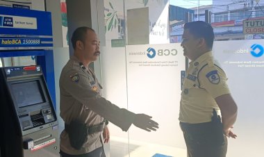 Cegah Aksi Kejahatan, Bhabinkamtibmas Polsek Warudoyong Berikan Pembinaan Kepada Anggota Security