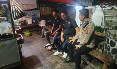Jaga Kondusifitas Kamtibmas,Kanit Binmas Polsek Kebonpedes Intensifkan  Patroli Dialogis