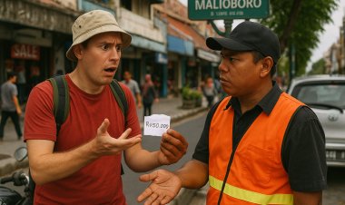 Wisatawan Kaget Ditarif Rp50 Ribu untuk Parkir di Malioboro, Karcisnya Cuma Kertas Coretan Tangan