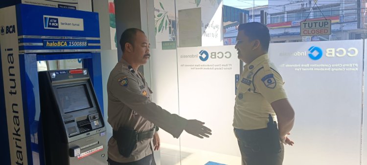 Cegah Aksi Kejahatan, Bhabinkamtibmas Polsek Warudoyong Berikan Pembinaan Kepada Anggota Security