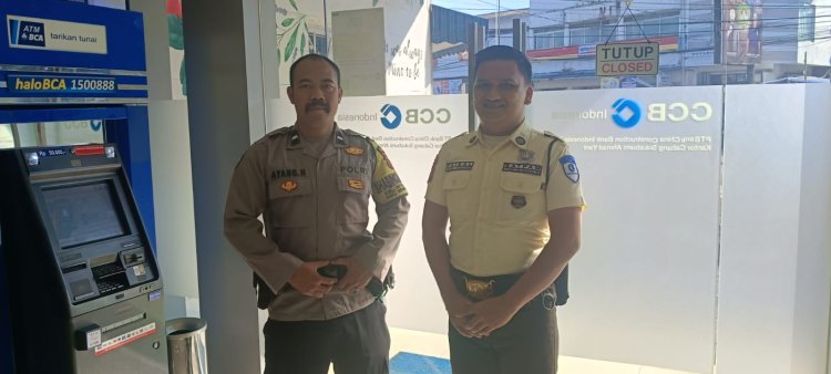 Cegah Aksi Kejahatan, Bhabinkamtibmas Polsek Warudoyong Berikan Pembinaan Kepada Anggota Security