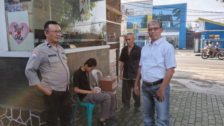 Berikan Rasa Aman dan Nyaman Bagi Jemaat, Polsek Cikole Gelar Patroli di Gereja