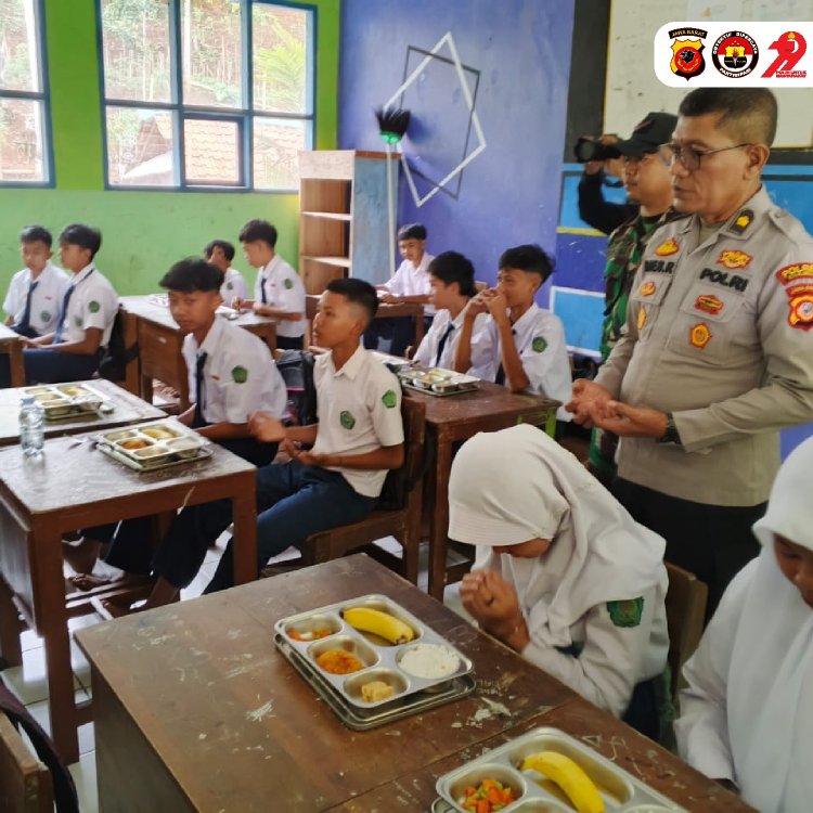 Polres Ciamis Dukung Peluncuran SPPG Mandiri di Panjalu