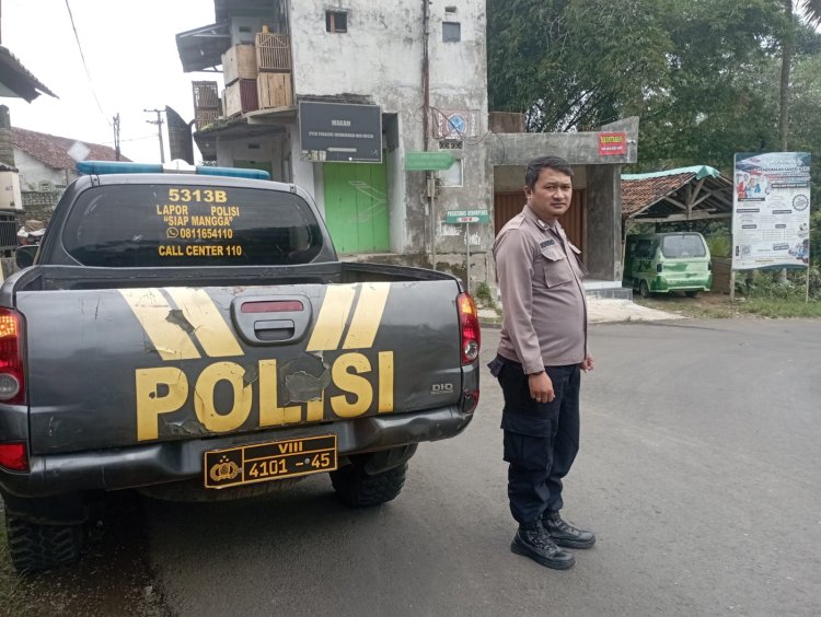 Wujudkan Lingkungan Aman dan Kondusif, Polsek Kebonpedes Gelar Patroli Dialogis