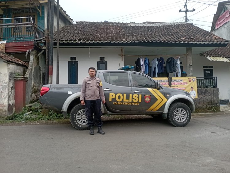 Wujudkan Lingkungan Aman dan Kondusif, Polsek Kebonpedes Gelar Patroli Dialogis