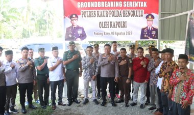 Peresmian dan Groundbreaking SPPG Polri Polres Kaur