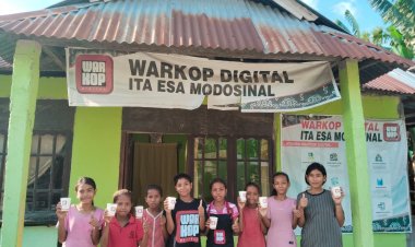 Warkop Digital Ita Esa Modosinal : Menyediakan Ruang Belajar Online untuk Anak-Anak Rote Ndao