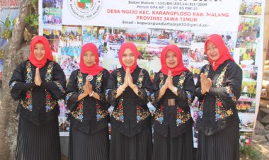 Kopwan Pundi Arta Jaya dan Warkop Digital Sawojajar Malang Sukseskan Malam Tirakatan 17 Agustus di Desa Ngijo, Kecamatan Karangploso