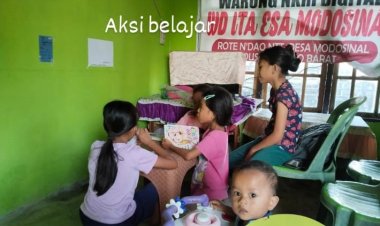 Warkop Digital Ita Esa Modosinal Rote Gelar Bimbel Bahasa Indonesia dan Bahasa Inggris Dasar untuk Anak SD