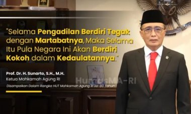 FORSIMEMA-RI: Pesan Moral Ketua MA di HUT MA ke-80 adalah Wujud Komitmen Bersama yang Wajib Diteladani