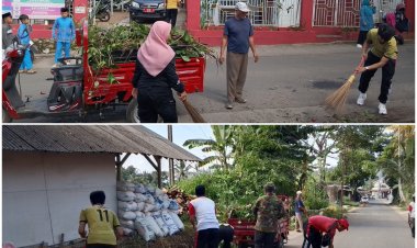 Ciptakan Lingkungan Sehat, Pemdes Semplak Giatkan Jumat Bersih