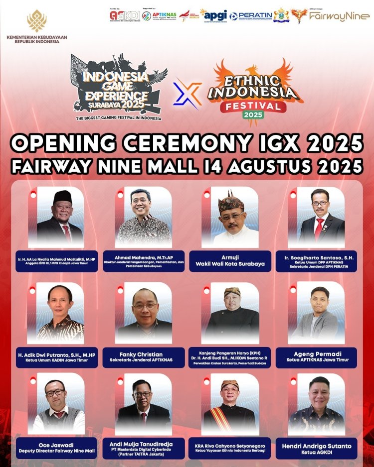 Indonesia Game Experience (IGX) Surabaya 2025: Kolaborasi Teknologi, Budaya, dan Ekonomi Kreatif