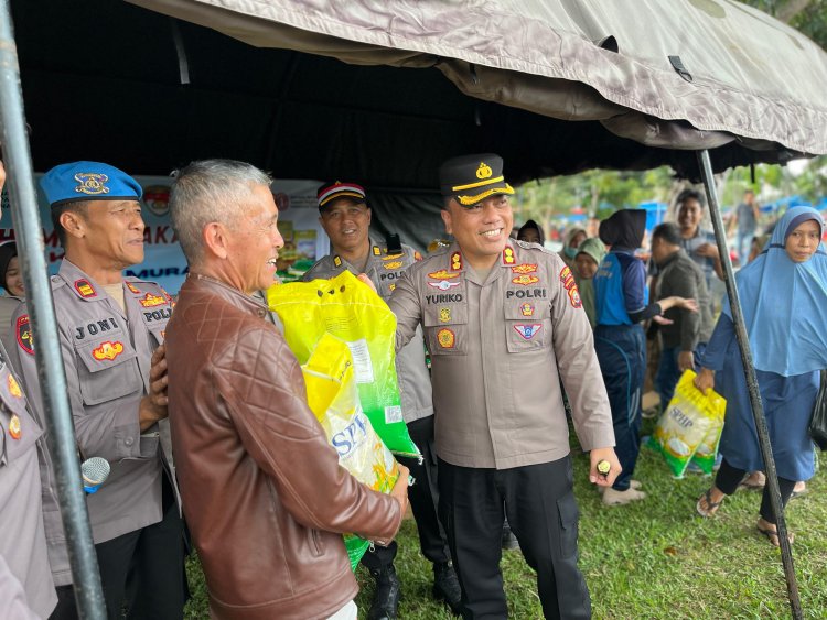 Polres Kaur Gelar Gerakan Pangan Murah Menjelang HUT RI ke-80
