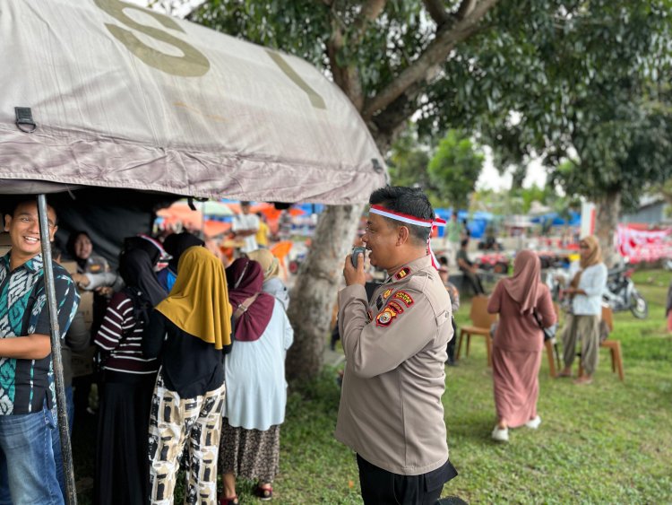 Polres Kaur Gelar Gerakan Pangan Murah Menjelang HUT RI ke-80