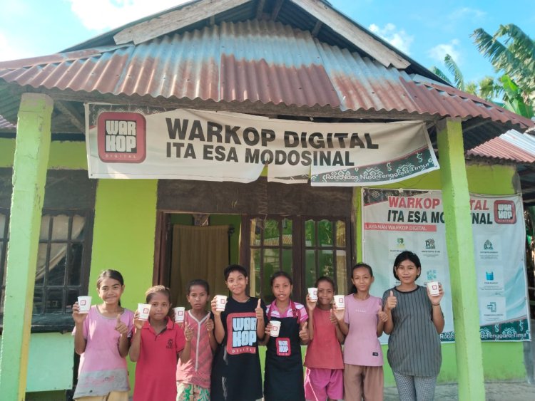 Warkop Digital Ita Esa Modosinal : Menyediakan Ruang Belajar Online untuk Anak-Anak Rote Ndao