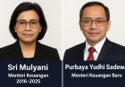 Prabowo Ganti Sri Mulyani dengan Purbaya Yudhi Sadewa sebagai Menteri Keuangan