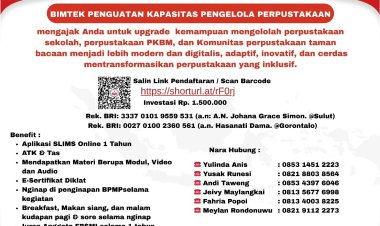 Bimtek Penguatan Kapasitas Pengelola Perpustakaan Digelar di Sulut