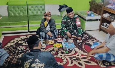 Dekatkan Diri dengan Masyarakat, Babinsa Anjangsana kepada Tokoh Masyarakat Desa Binaan