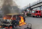 Baru Selesai Diperbaiki, Angkot di Bogor Mogok Lalu Terbakar Hebat!