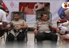 Polda Jabar Sukses Gelar Donor Darah,Dalam Rangka Hari Jadi Humas Polri Ke-74