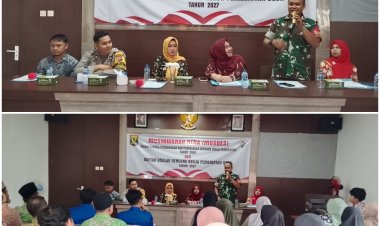 Babinsa Sampaikan Sambutan pada Musdes Desa Binaan, Tekankan Pentingnya Sinergitas dan Partisipasi Masyarakat