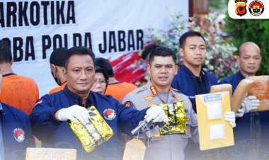 Polda Jabar Gagalkan Peredaran Jaringan Narkoba Internasional Dan Lokal