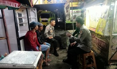 Wujudkan Wilayah Aman Kondusif, Polsek Lembursitu Laksanakan Patroli Dialogis