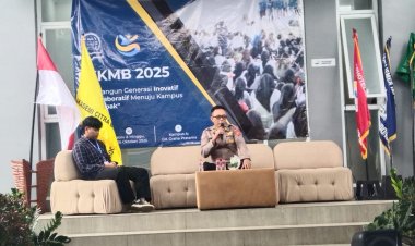 Kanit Binmas Polsek Warudoyong,Berikan Penyuluhan Kepada  Mahasiswa Baru