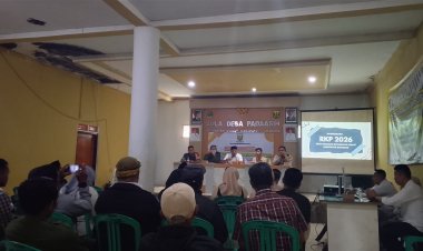 Bhabinkamtibmas Polsek Cisaat Hadiri Musrenbang Tingkat Desa Padaasih