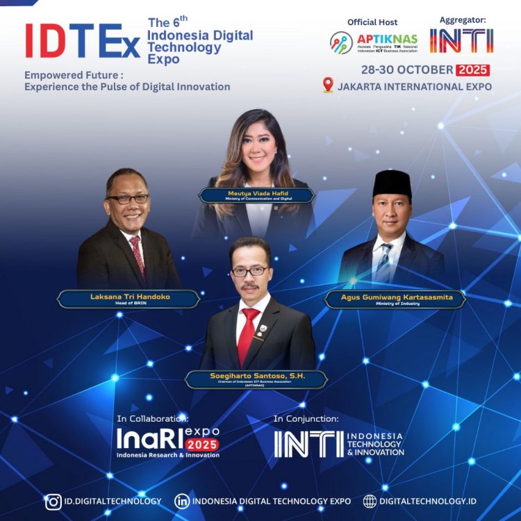 APTIKNAS Dukung Penuh Indonesia Digital Technology Expo (IDTEx) 2025