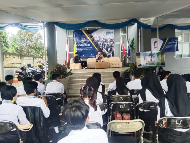 Kanit Binmas Polsek Warudoyong,Berikan Penyuluhan Kepada  Mahasiswa Baru