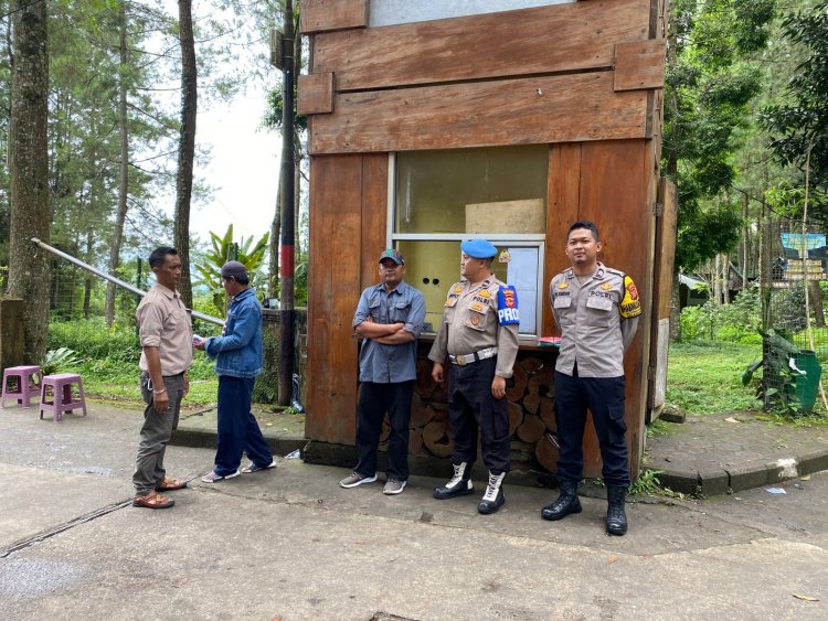Prioritaskan Keselamatan Pengunjung, Polsek Kadudampit Gelar Patroli Objek Wisata