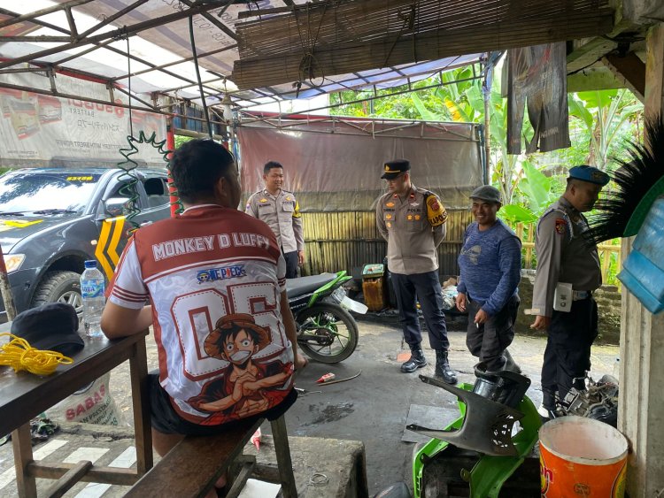 Berikan Rasa Aman Kepada Warga,Polsek Kadudampit Gelar Razia Knalpot Brong