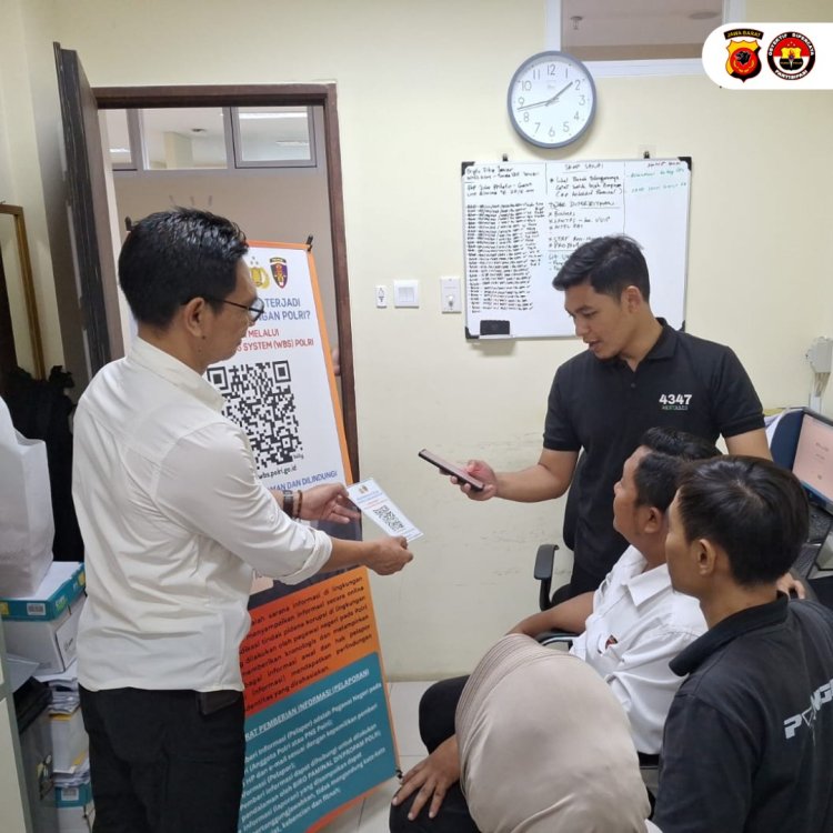 Bid Propam Polda Jabar Dorong Penguatan Integritas Melalui  Sosialisasi  Whistle Blower System