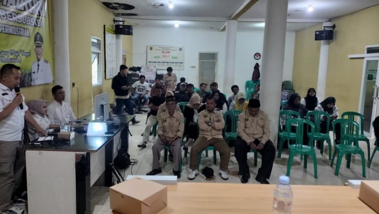 Bhabinkamtibmas Polsek Cisaat Hadiri Musrenbang Tingkat Desa Padaasih