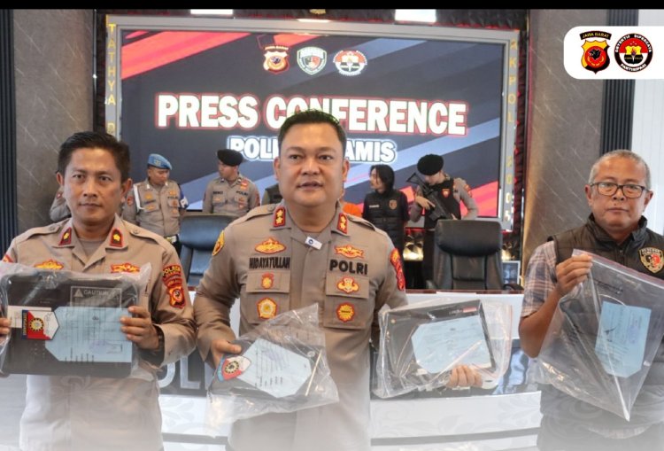 Polres Ciamis Ungkap Pelaku Pencurian Di Sekolah,Satu  Pelaku Diamankan