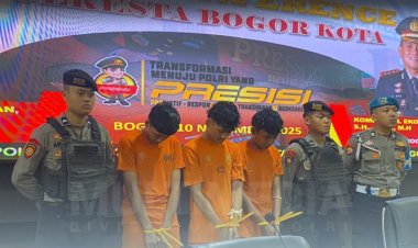 Polresta Bogor Berhasil Ungkap Kasus Tawuran  Dua Kelompok Remaja