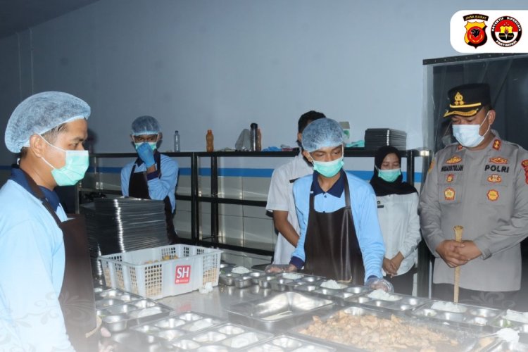 Jamin Dan Kesehatan Karyawan, Kapolres  Ciamis Sidak Dapur SPPG Bhayangkari