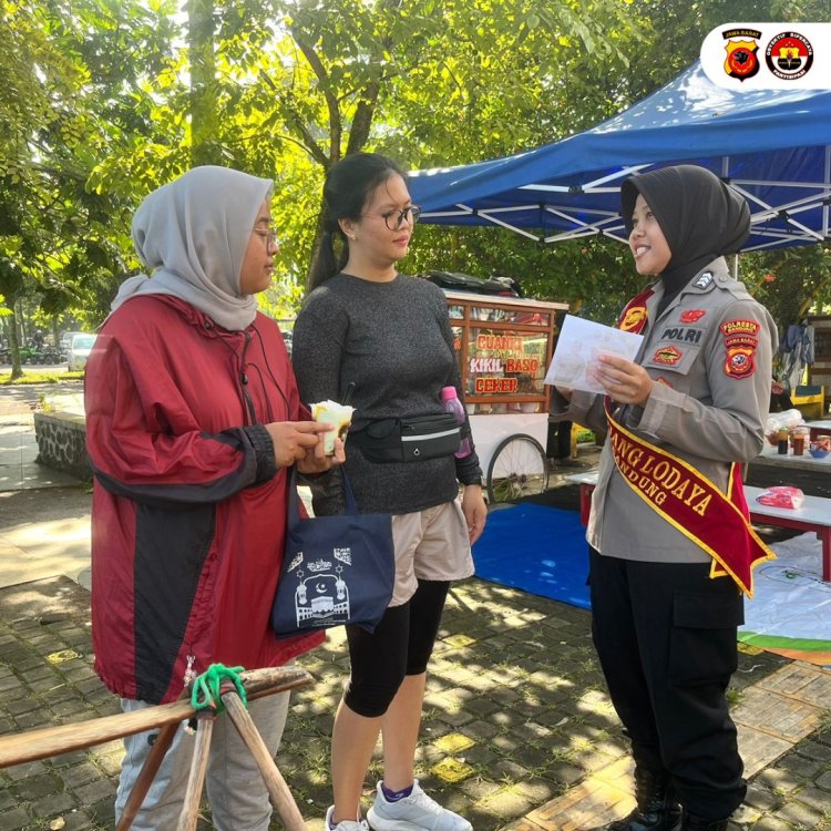 Guna Wujudkan Kamtibmas Kondusif, Polresta Bandung Gelar Patroli Mojang Lodaya