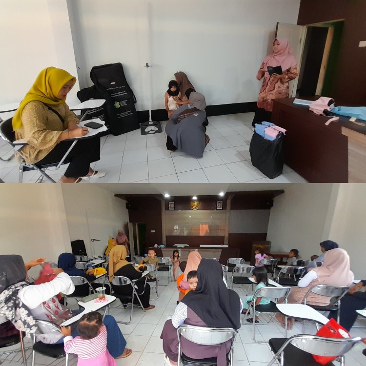 Pemantauan Mingguan Berat Badan dan Panjang Badan Balita Penerima PMT Lokal di Desa Semplak