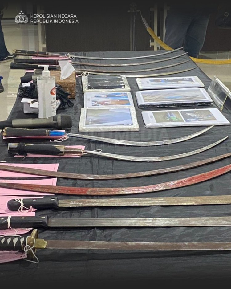 Polresta Bogor Berhasil Ungkap Kasus Tawuran  Dua Kelompok Remaja