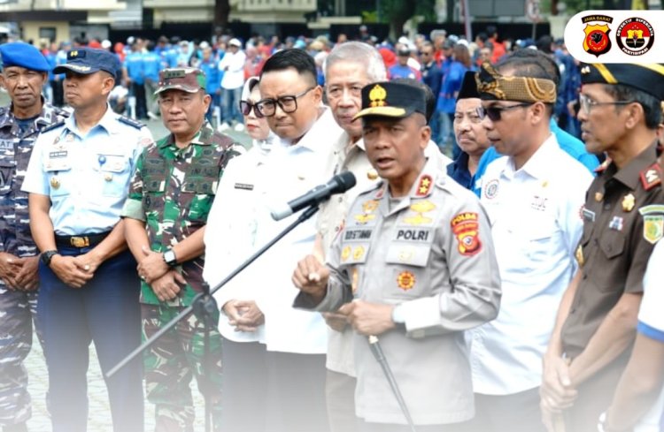 Kapolda Jabar:Tiga Kekuatan Besar Bangsa, Buruh Tangguh, Pemerintah Yang Berpihak Dan Aparat Yang Mengayomi