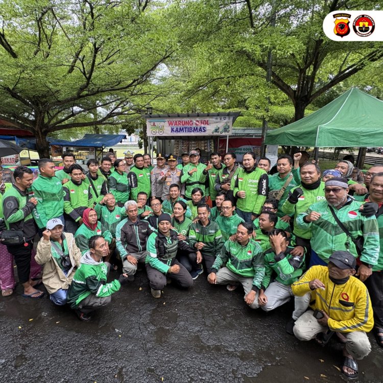 Kapolda Jabar Tinjau Kesiapan Polres Banjar Jelang Nataru Dan Jalin Silaturahmi Dengan Ojol