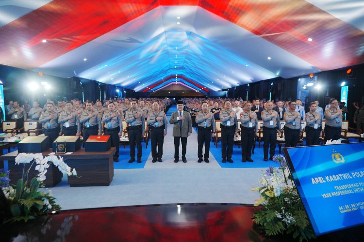 Kapolri Buka Apel Kasatwil 2025: Penyelarasan Visi Dan  Pelayanan Publik
