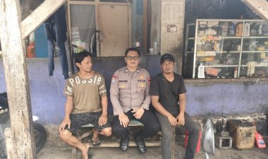 Jaga Stabilitas Kamtibmas, Kanit Binmas Laksanakan Sambang Warga